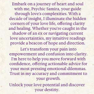 Full Psychic Reading by Samira thumbnail-image-6
