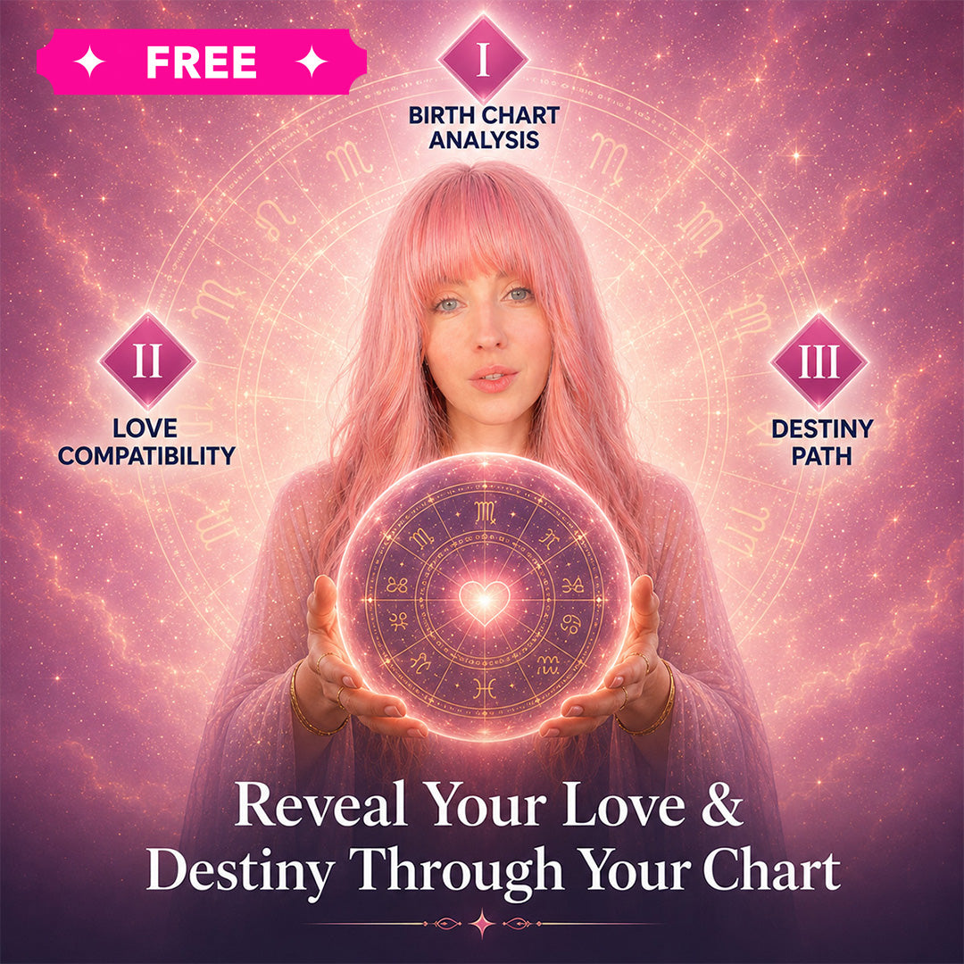 FREE Birth Chart Love & Destiny Reading + FREE Your Past Life & Karma Reading + FREE Ex's Hidden Energy Reading thumbnail-image-2